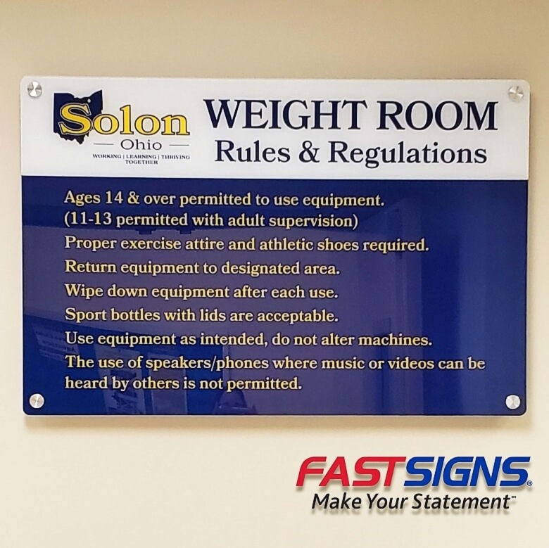 Acrylic with Standoffs